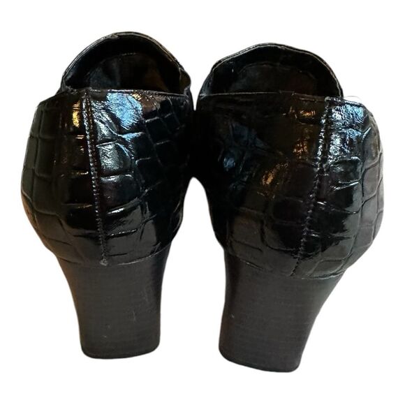 Life Stride Suspend Too Black Shiny/Patent Heel Size 7.5 Faux Snake Pattern. - Picture 4 of 7